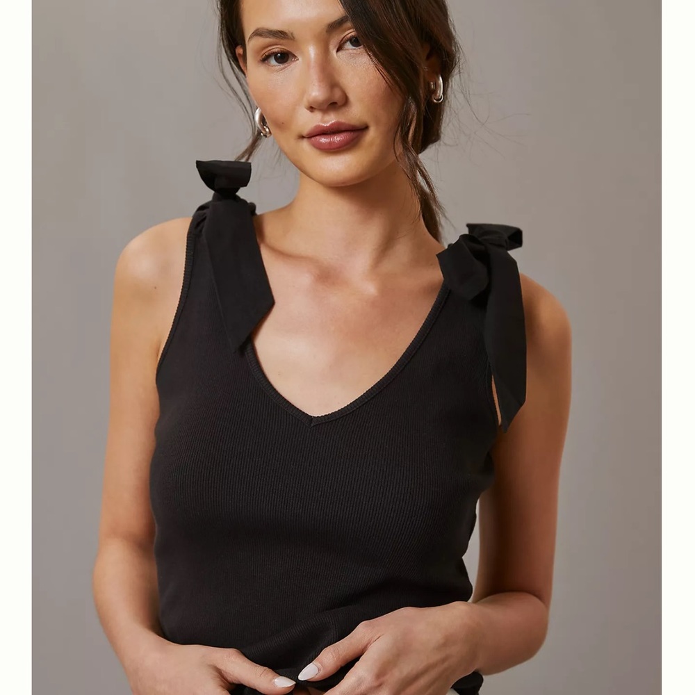Maeve by Anthropologie. Rafaela bow-tie tank size L